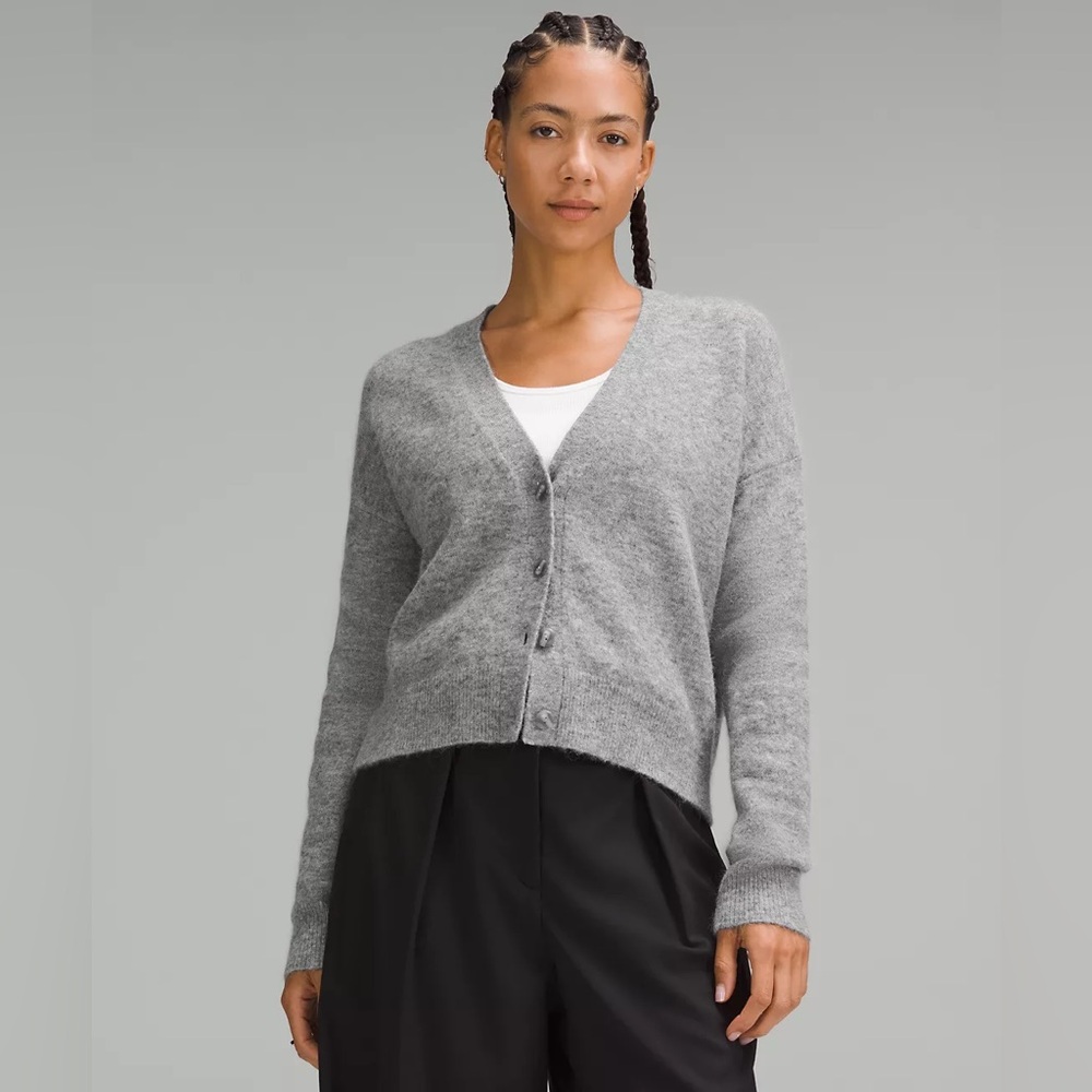 Brand new Lululemon Women's Alpaca Wool-Blend Cardigan Sweater